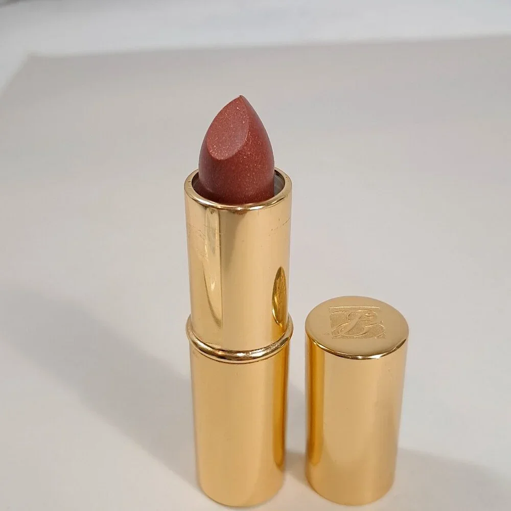NEW Estee Lauder‎ Pure Color 87 Sunstone Long Lasting Lipstick gold tube lip
